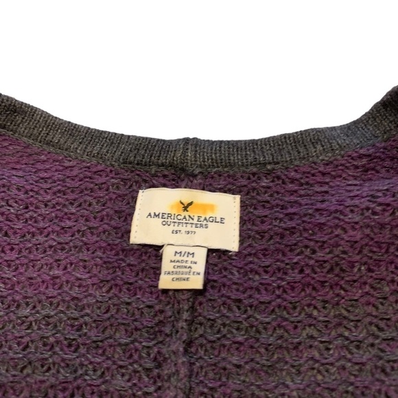 AEO Neon Stripe Open Cardigan - Picture 10 of 11